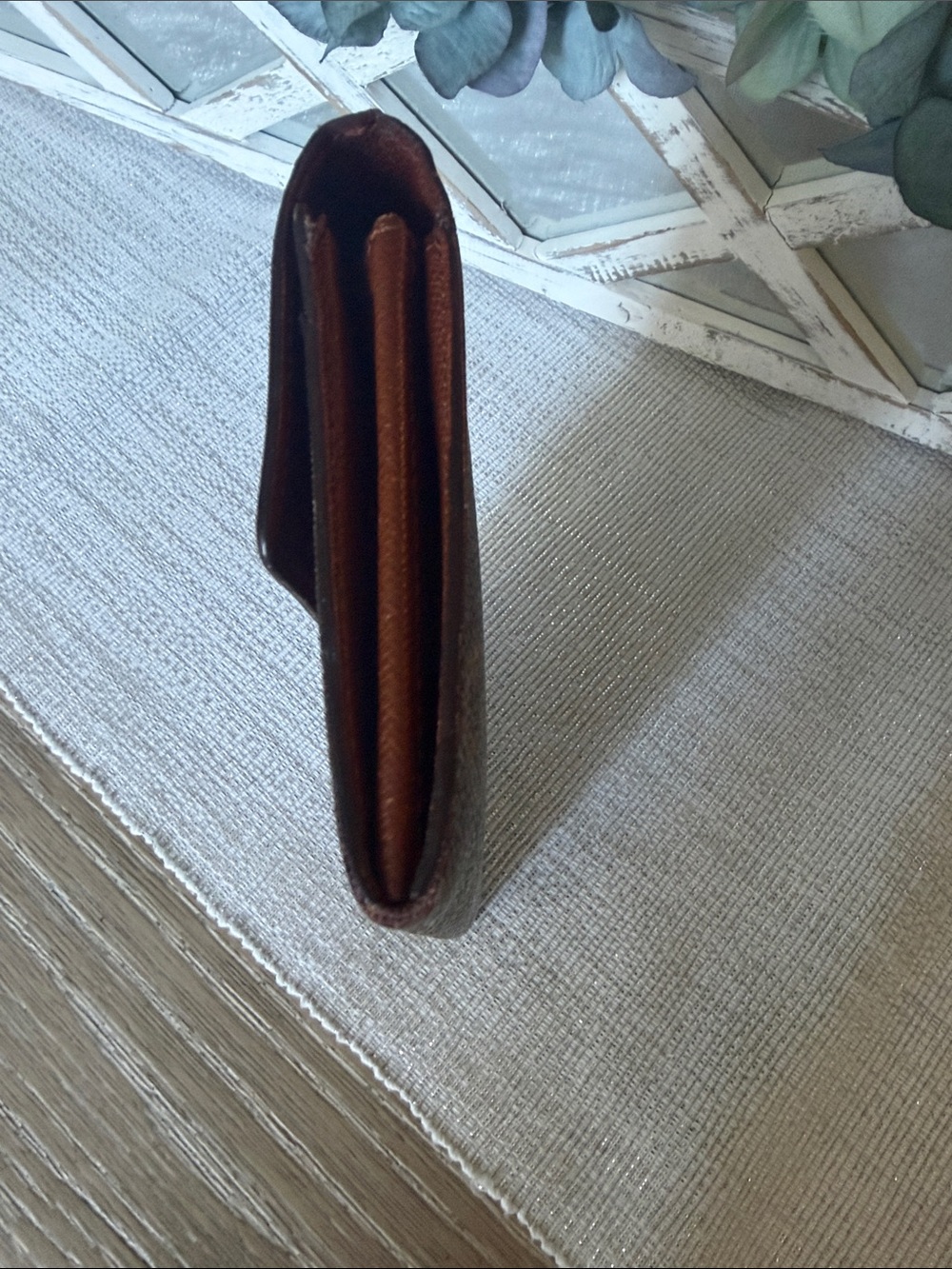 Louis Vuitton Monogram Canvas Continental Wallet in Brown and Gold - Picture 11 of 14
